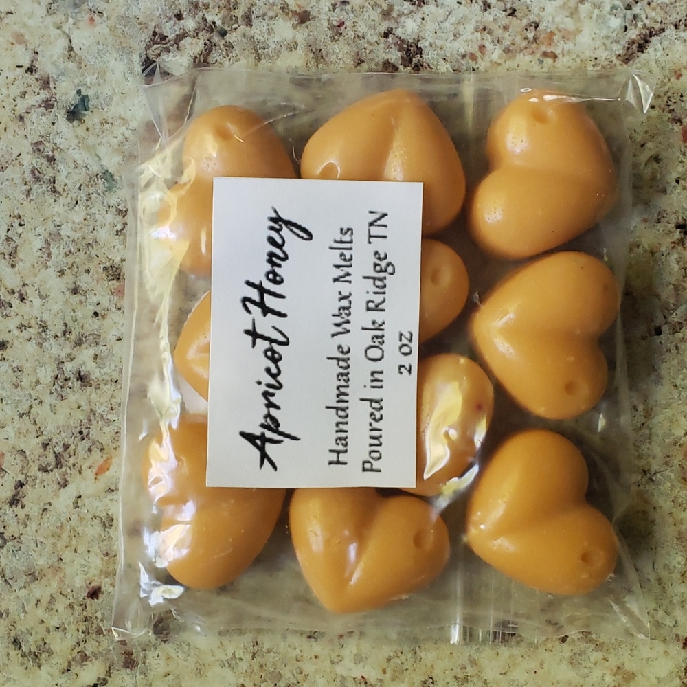 Apricot Honey Wax Melts 10 Hearts